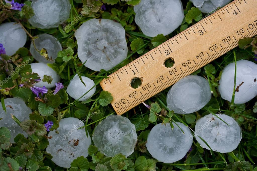 Hailstones from Severe Summer Storm